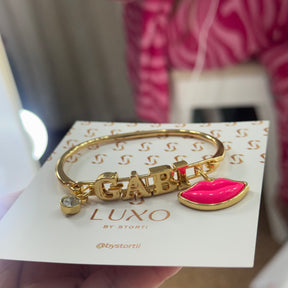 Bracelete personalizado beijo