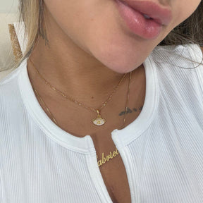 COLAR OLHO GREGO CRAVEJADO