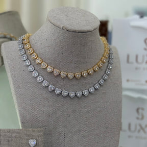 COLAR SWAROVSKI CORAÇÃO