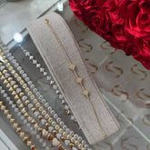 PULSEIRA TREVO CRAVEJADO LUXO