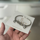BRACELETE LETRAS CORAÇÃO